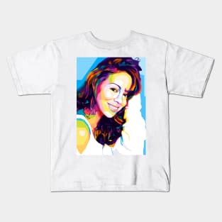 Mariah Carey Pop Art Kids T-Shirt